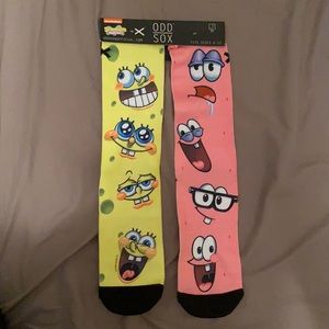 Spondgebob and Patrick Odd Sox
